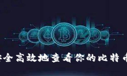 怎样安全高效地查看你的比特币钱包？